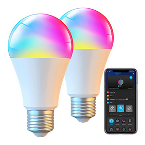 Amazon Popular Wifi Led Bulb 9w Rgb Smart Led Light Bulbs Alexa And Google