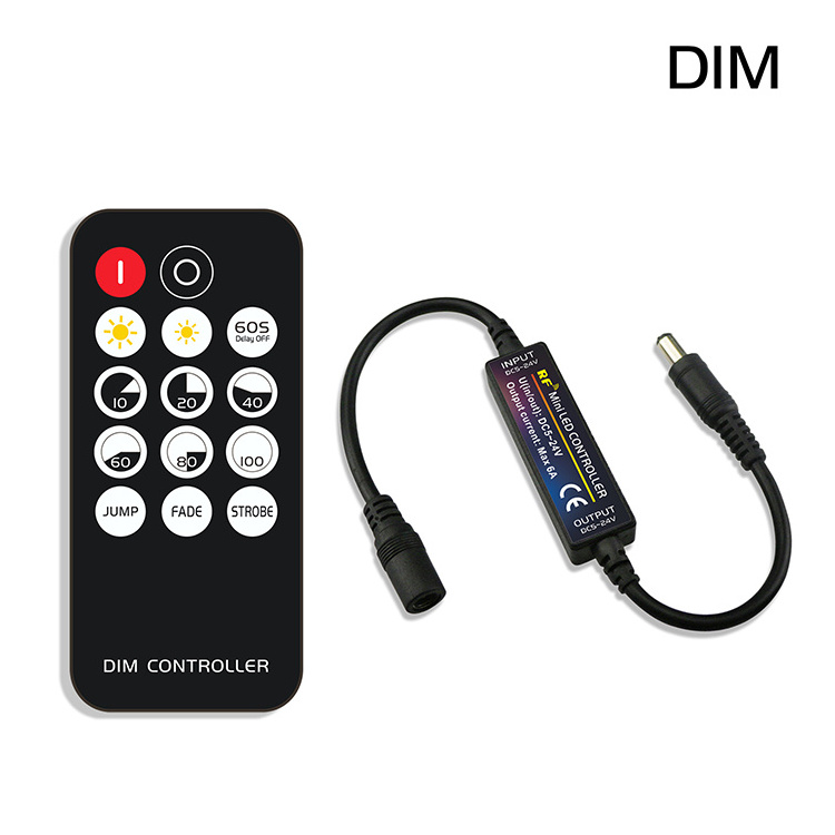 Factory Direct Single Color LED RF Remote Controller, Lamp LED Lighting Remote Controller