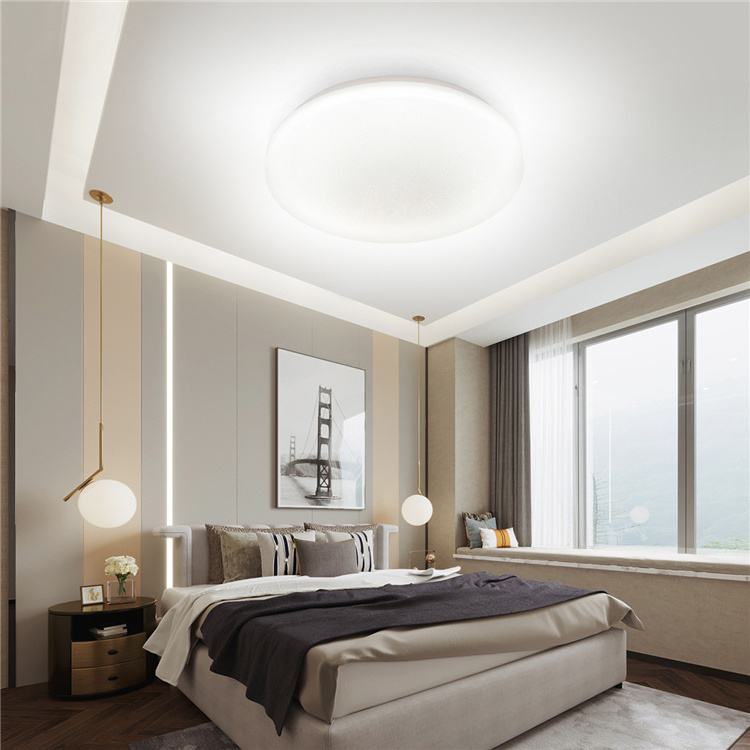 Home Smart RGB+W Bedroom Lamp 15 18 24 Watt Intelligent Phone Tuya APP Control Modern Ceiling Light