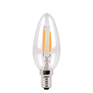 High Lumen Good Quality 4W 5W 6W Filament Bulbs C35 Candle E14 LED Bulb Light