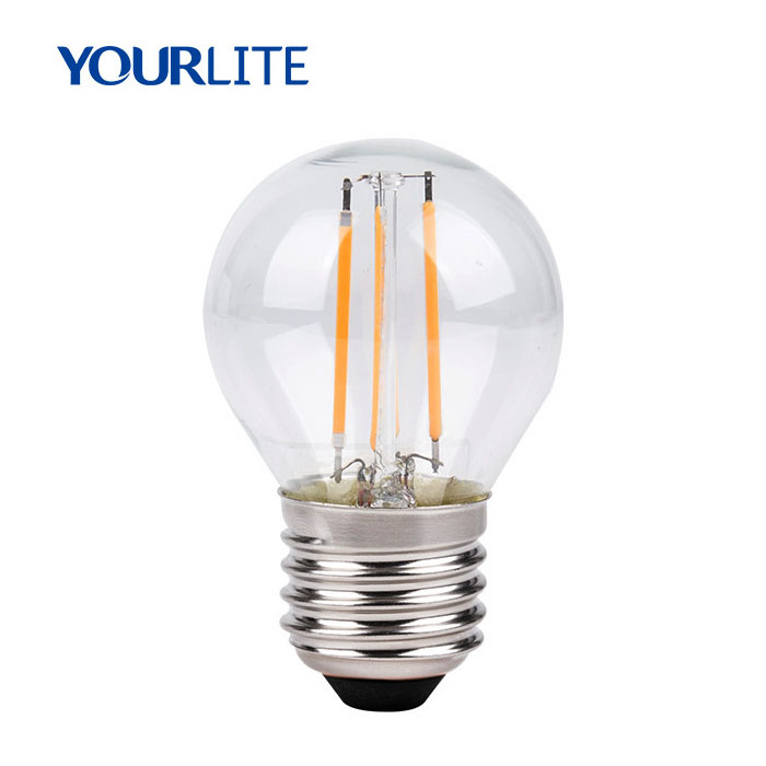 4W 5W 6W Soft light LED Edison Retro Vintage Lamp G45 Filament LED Bulb E14