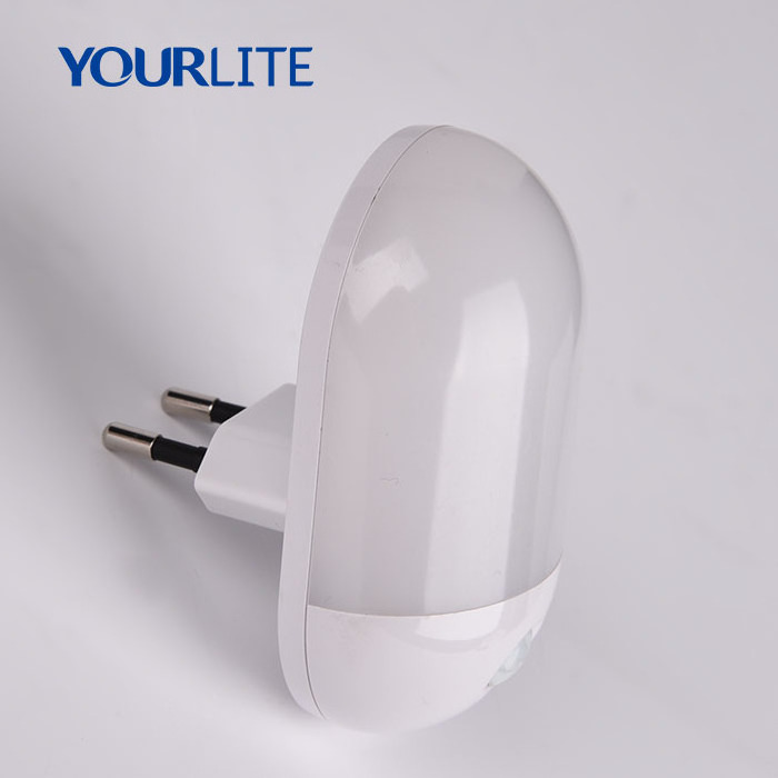 Small Mini Dusk to Dawn Automatic CDS LED Plug In Night Light, Toilet Use PIR Motion Sensor LED Night Light