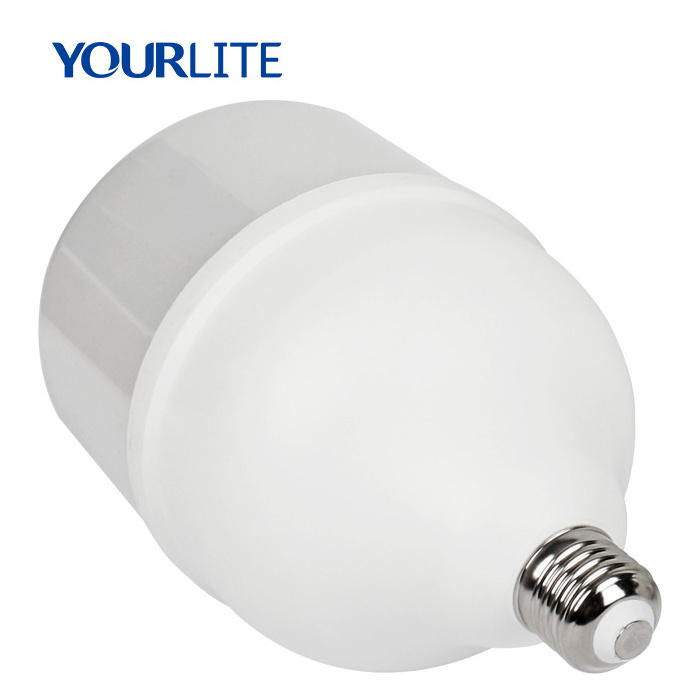 Big Power T Shape LED Cylinder Bulb Daylight 6500K E27 50 Watt LED Bulb Manufacturer