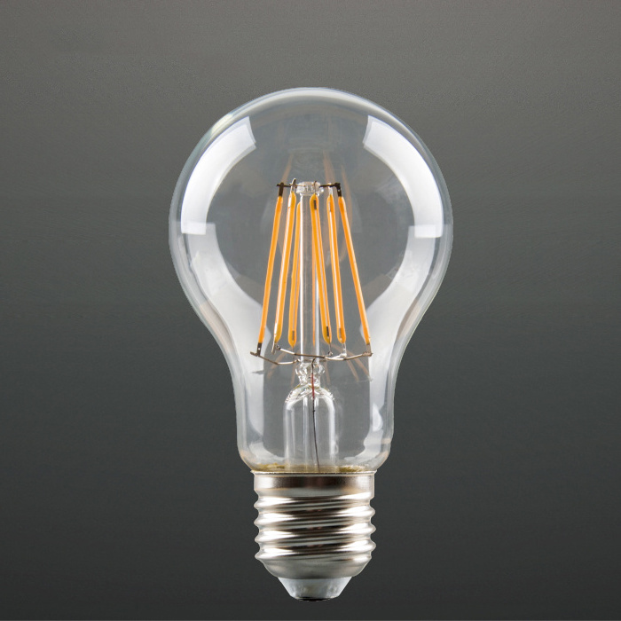 Home Decorative Energy Saving E27 4W 5W 7W 8W 10W 11W 360 Degree A19 LED Filament Bulb