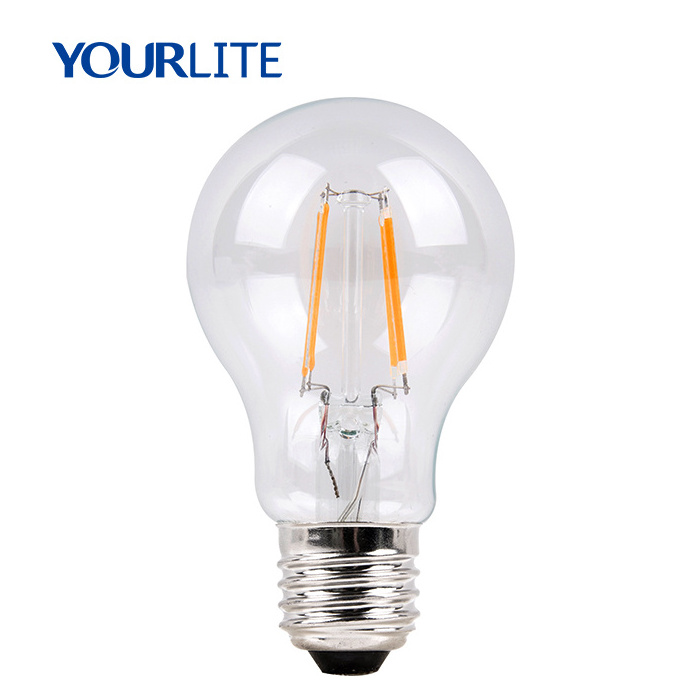 Home Decorative Energy Saving E27 4W 5W 7W 8W 10W 11W 360 Degree A19 LED Filament Bulb