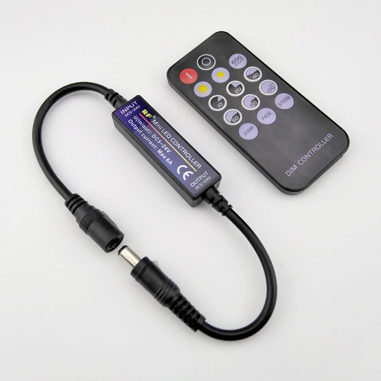 Factory Direct Single Color LED RF Remote Controller, Lamp LED Lighting Remote Controller