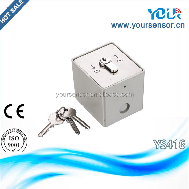 Key switch for roller shutter and garage door system (YS416)