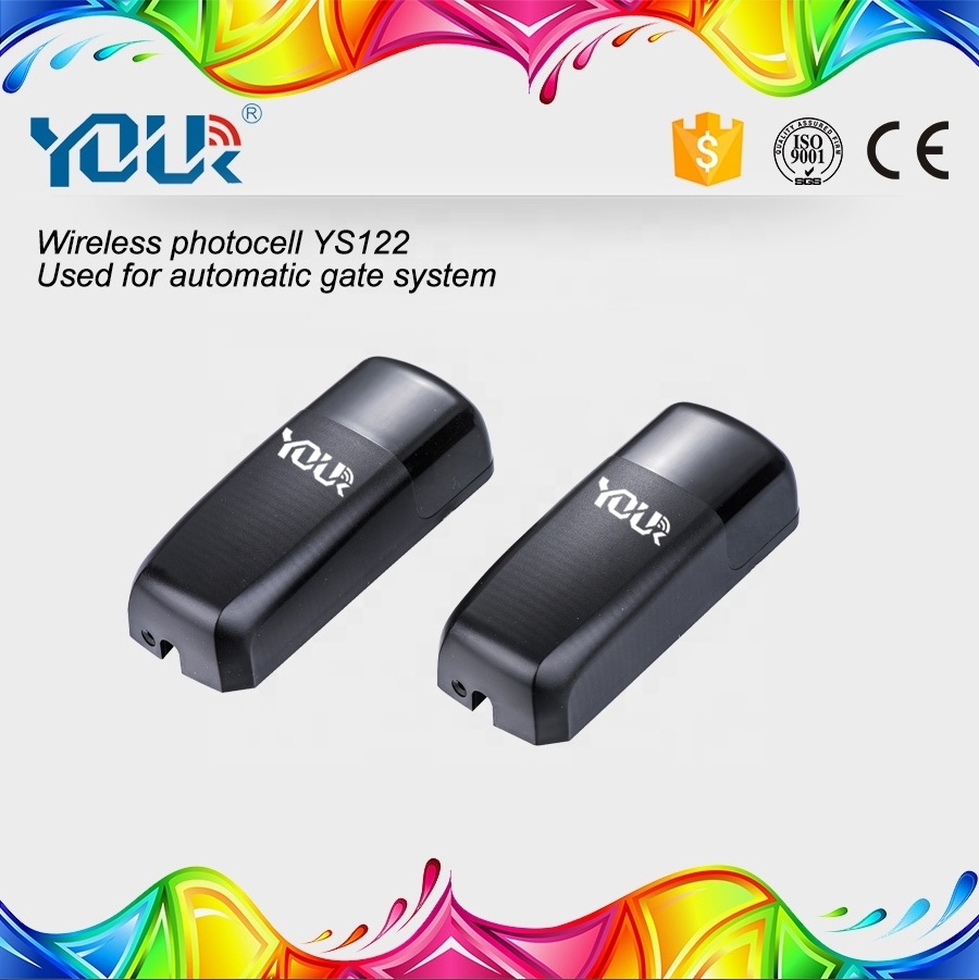 Automatic gate wireless battery infrared safety beam photocell sensor with presence function,photocell beam sensor (YS122)