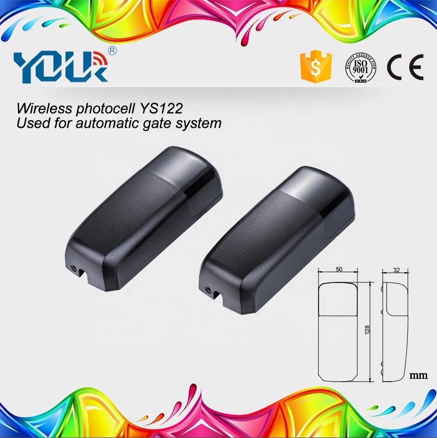 Automatic gate wireless battery infrared safety beam photocell sensor with presence function,photocell beam sensor (YS122)