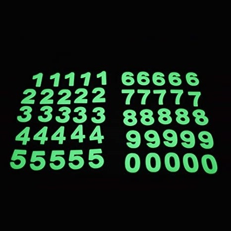 glow in the dark numbers stickers luminous letters stickers and alphabet wallpaper stickers