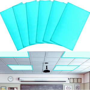 custom printed magnetic fluorescent light covers for ceiling lights