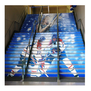 removable custom printed 3d stair wall sticker