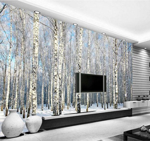 personalized product 3d mural wall forest wallpaper home decoration