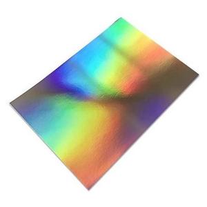 inkjet graphic silver shine holographic adhesive sticker paper a4