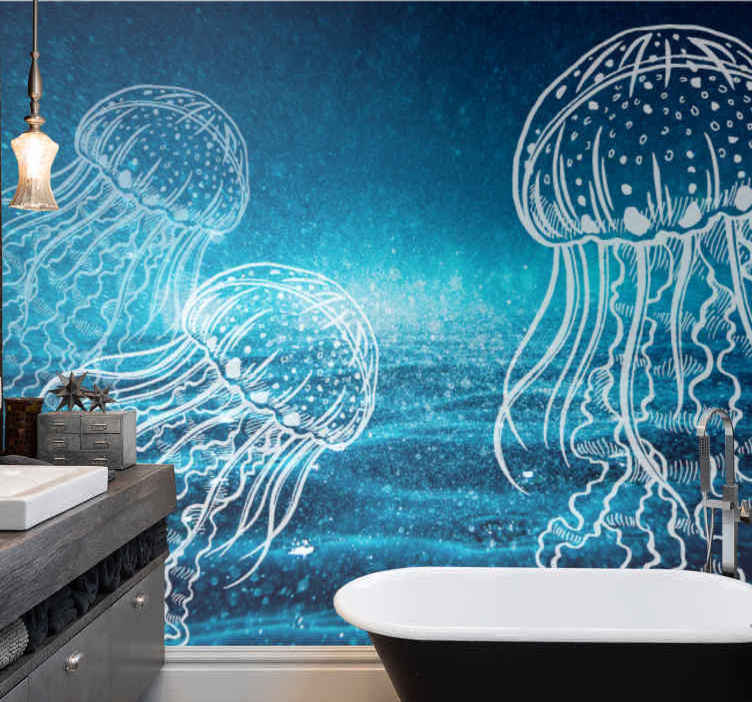 custom art print modern adhesive bedroom and kitchen wallpaper stickers for home decoration