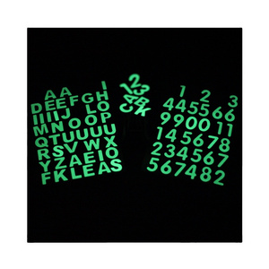 glow in the dark numbers stickers luminous letters stickers and alphabet wallpaper stickers