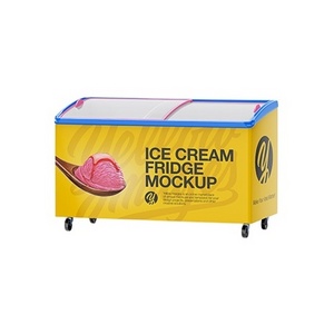 custom ice cream fridge vinyl wrap sticker