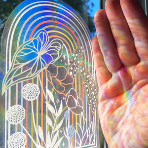 custom sun catchers rainbow plants window stickers