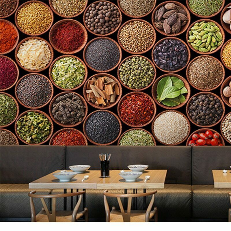 Printing most popular products coffee shop wall wallpaper