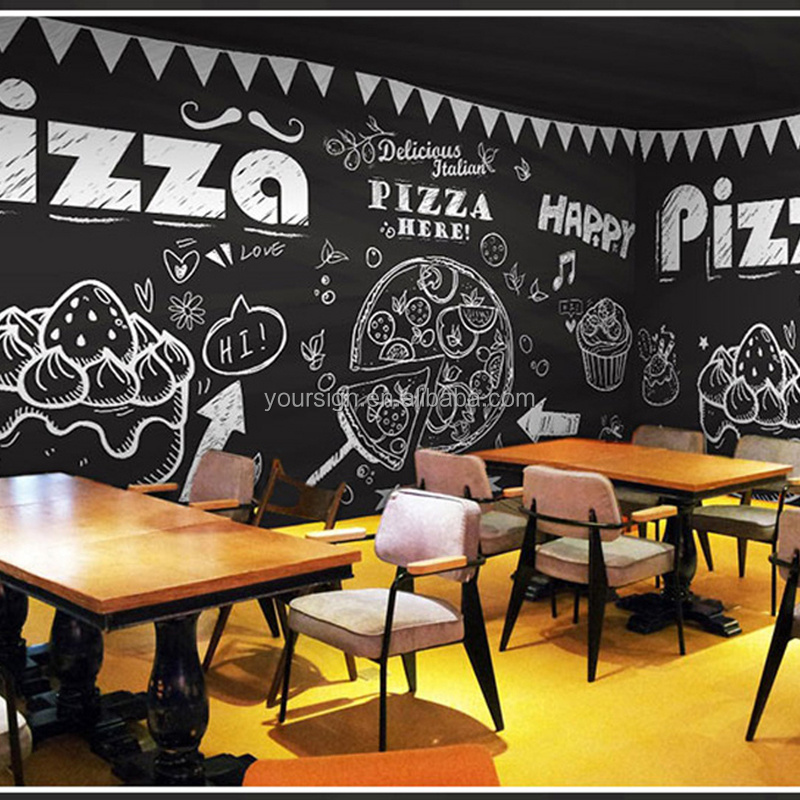 printing mural wallpaper 3d for decorative restaurant