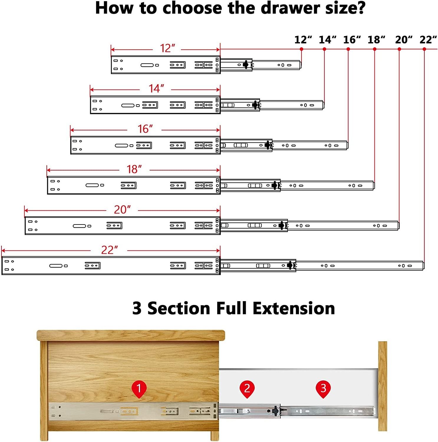 Soft Close Drawer Slide Furniture Cabinet Drawer Slides Rail Push To Open Drawer Slide