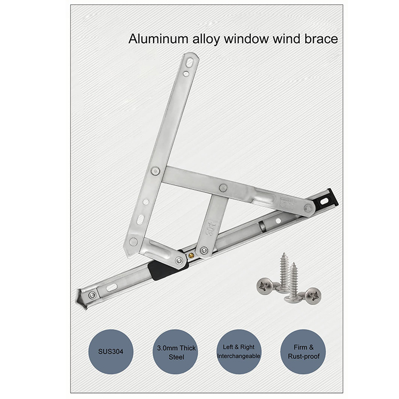 Factory direct sell  Casement Window Hinges Stays Latch Lock Brace Friction Stay Hinges Stainless Steel 2mm Thickness 18.5mm