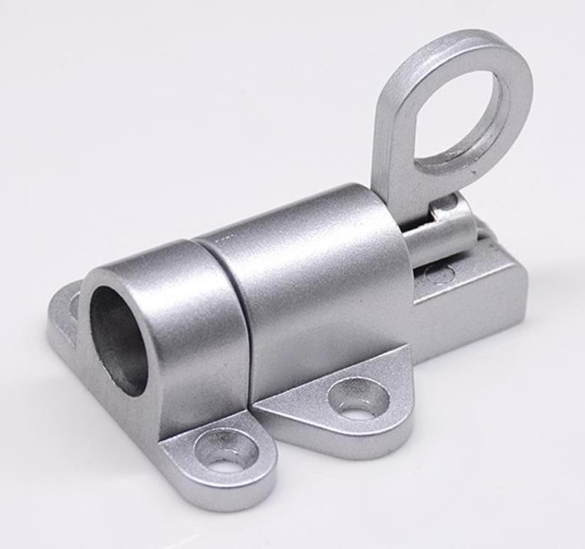 Factory supply Safety Hasp Sliding Aluminum Door Latch Lock Window Gate Security Pull Ring Spring latch Door Bolt