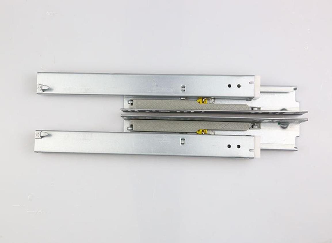 Adjustable Locking Devices Bottom Mount Concealed Ball Bearing Full Extension drawer Rails