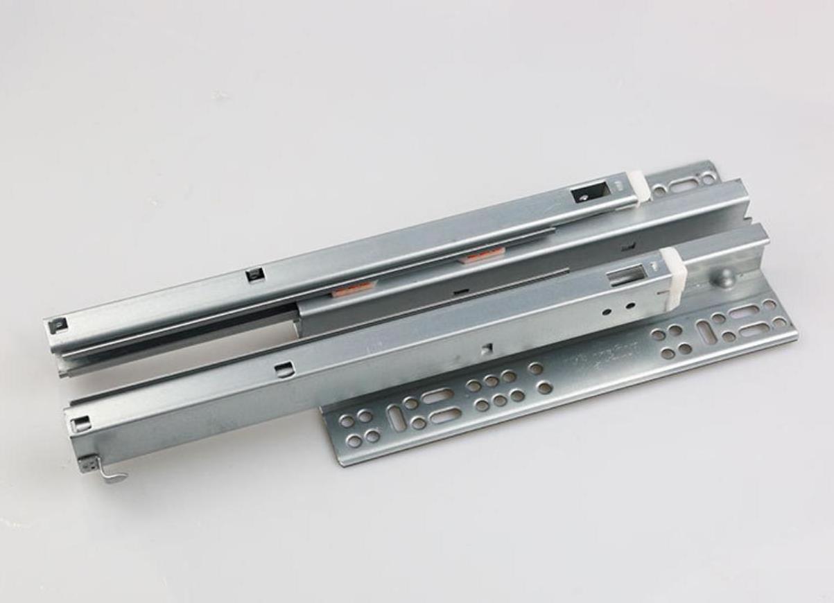 Adjustable Locking Devices Bottom Mount Concealed Ball Bearing Full Extension drawer Rails