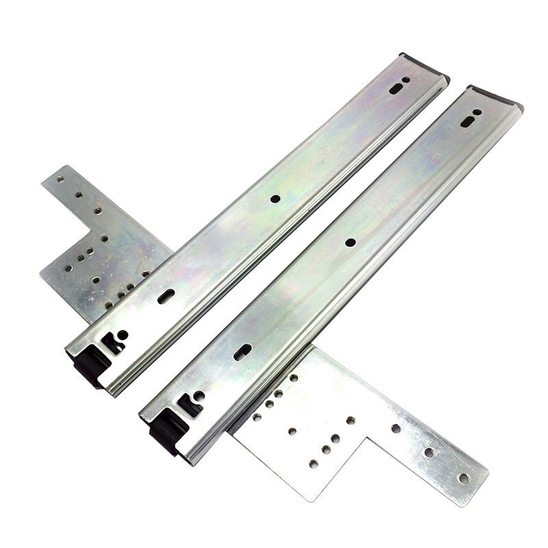 Factory TV Pivot Door Slide Hardware Inset Self Closing 7-shape swing door hidden slide rail