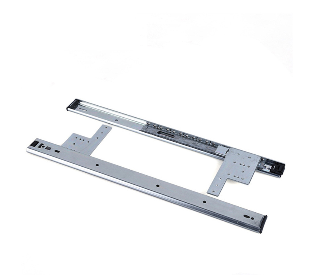 Factory TV Pivot Door Slide Hardware Inset Self Closing 7-shape swing door hidden slide rail