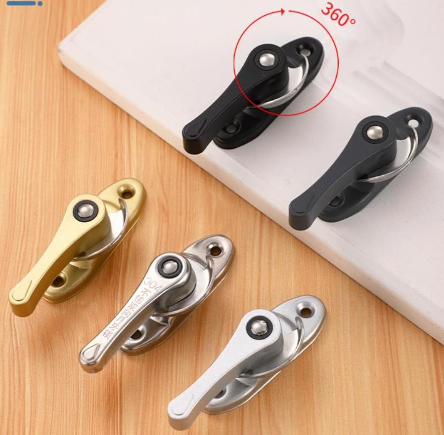 360 degree aluminium alloy door hook lock child safety  window lock