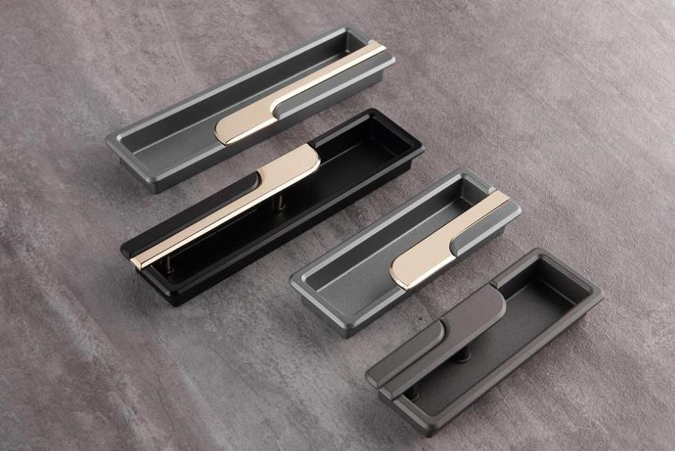 Modern Metal Kitchen Brushed Nickel Cabinet Handle Drawer Door Furniture Handle Cabinet Handles  Knobs