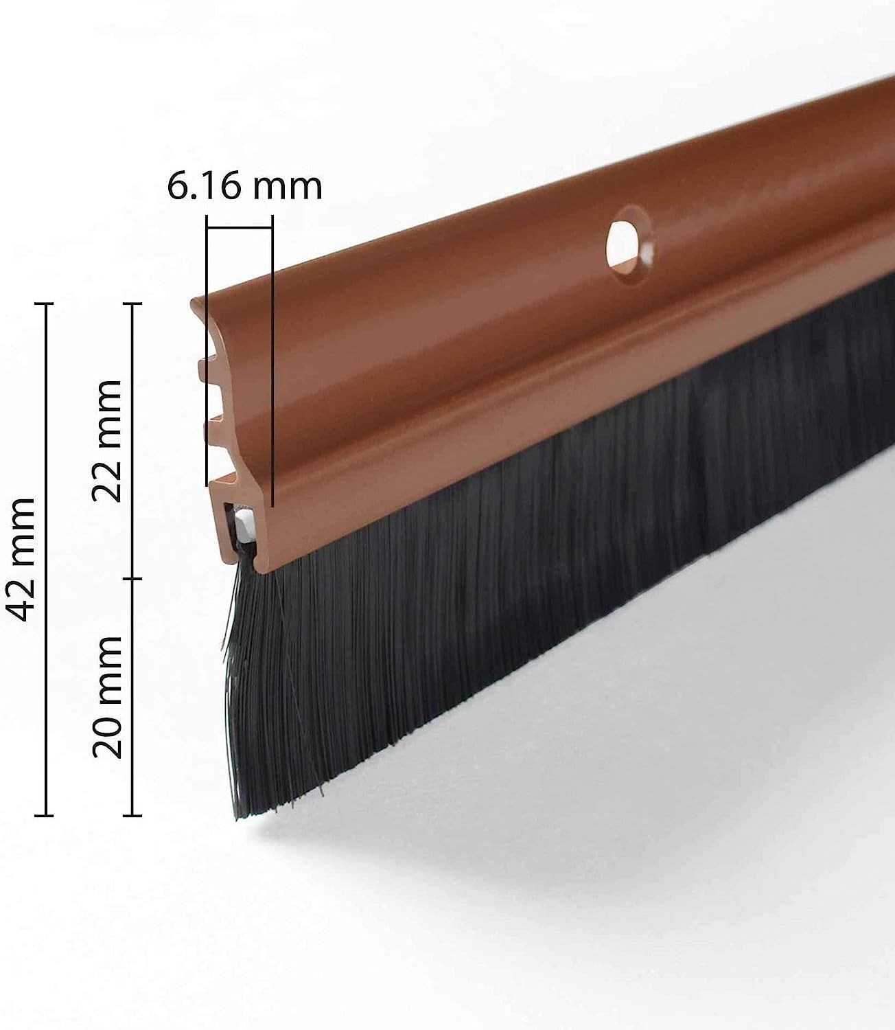 Window Door Seal  Draft Stopper Nylon Bristles  Gate door Bottom Sealing Strip