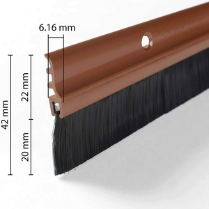 Window Door Seal  Draft Stopper Nylon Bristles  Gate door Bottom Sealing Strip