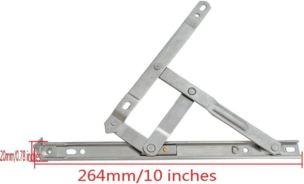 Stainless Steel Circular groove Concealed casement window friction stay hinge