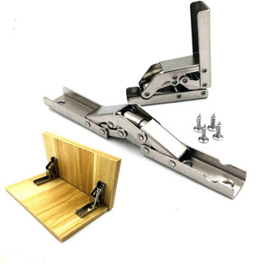 Factory Stainless Steel 90 Degree Folding Shelf Hinge Furniture Accessories Hardware