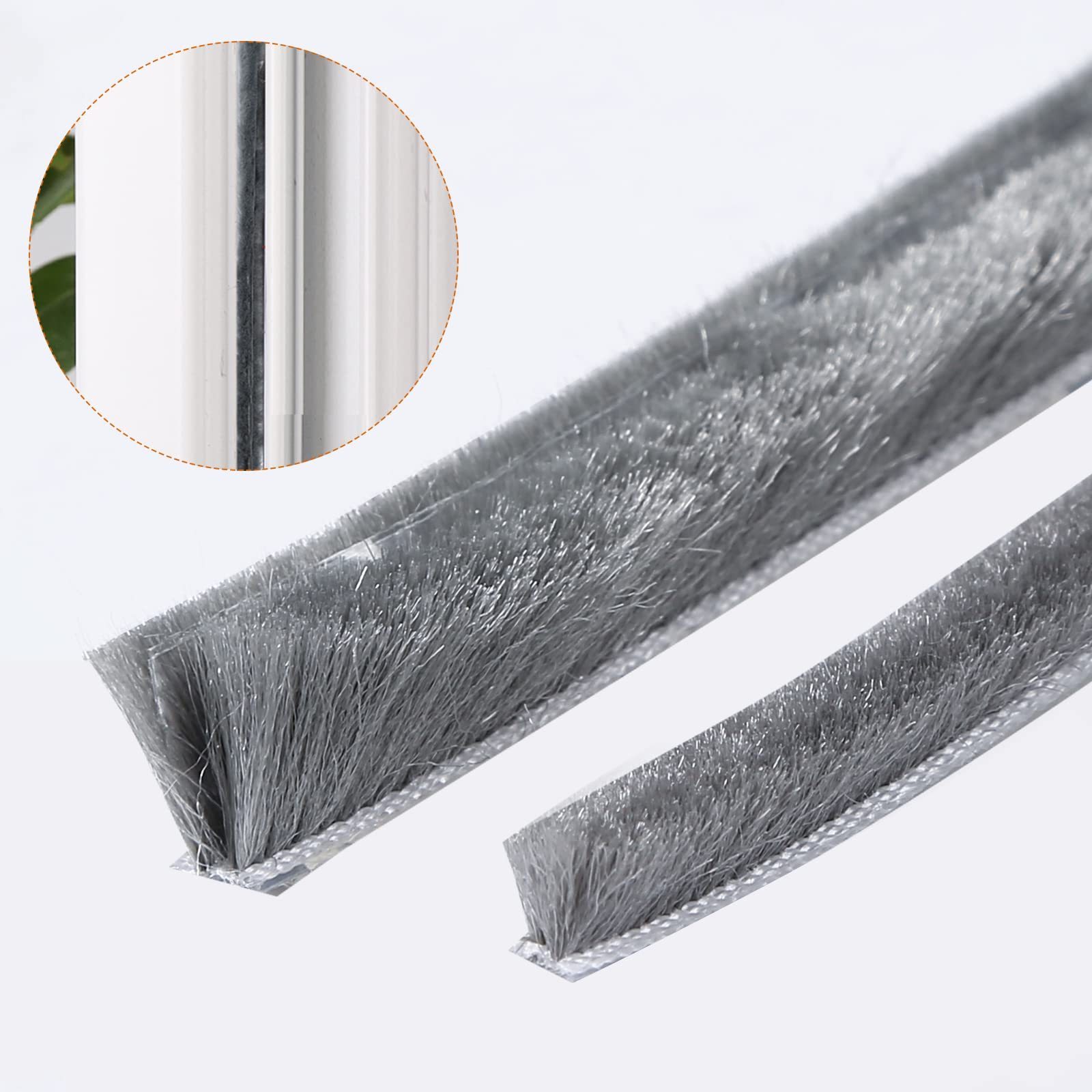 Factory waterproof Brush Weather Stripping Card-Slot Seal Strip Pile Weatherstrip Door Window