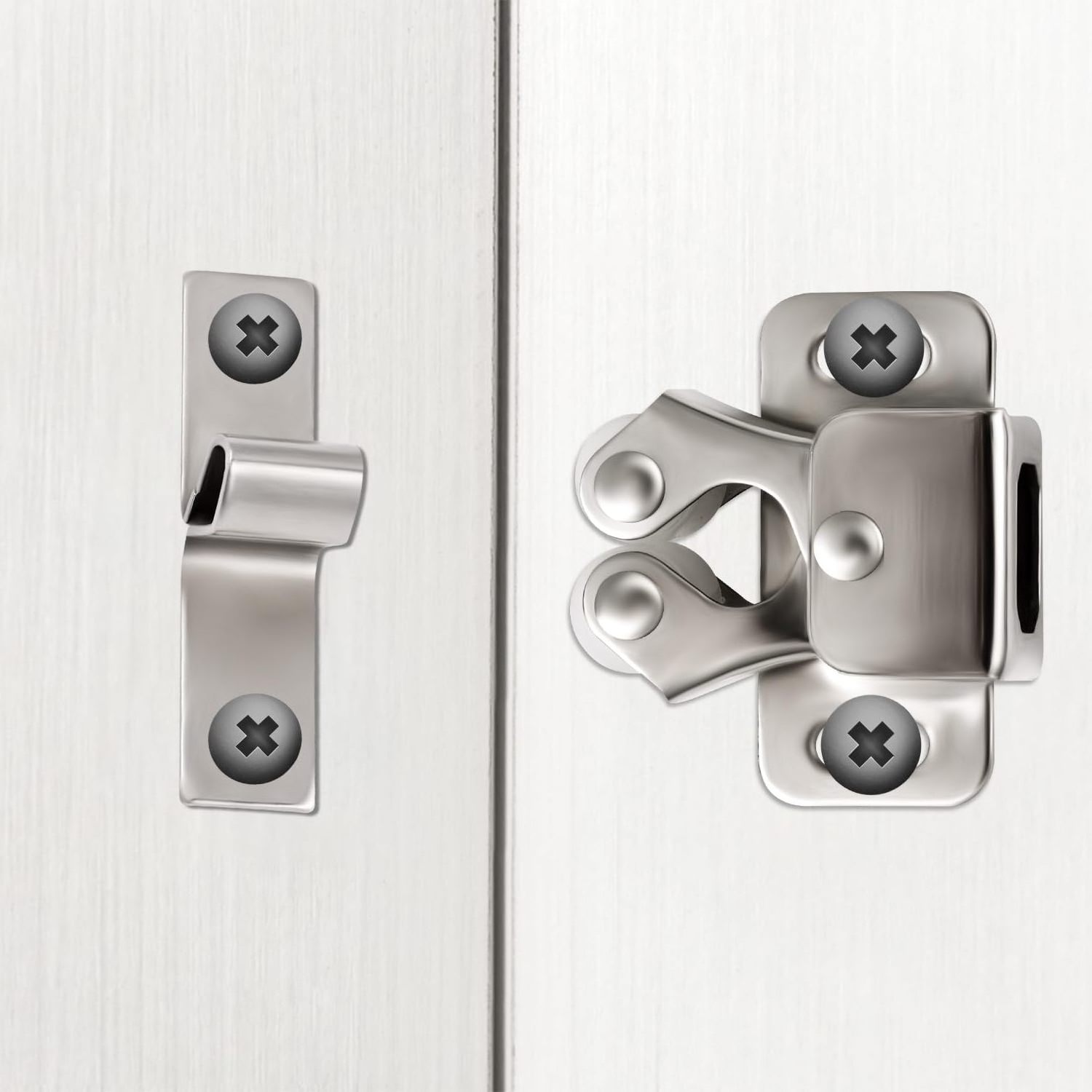 Sturdy Cabinet Latches and Catches Cabinet Latch Hardware for Lockers Cupboard Closet Door