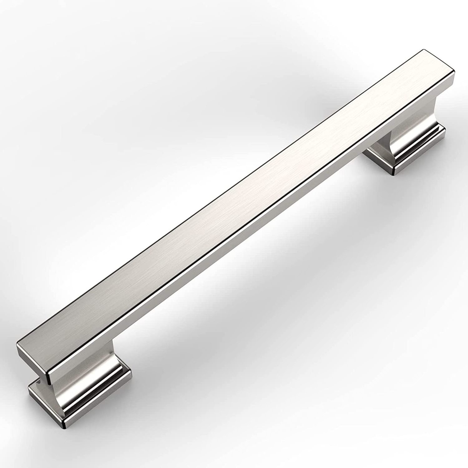 Brushed satin nickel kitchen cabinet hardware ambry wooden cabinet drawer handle