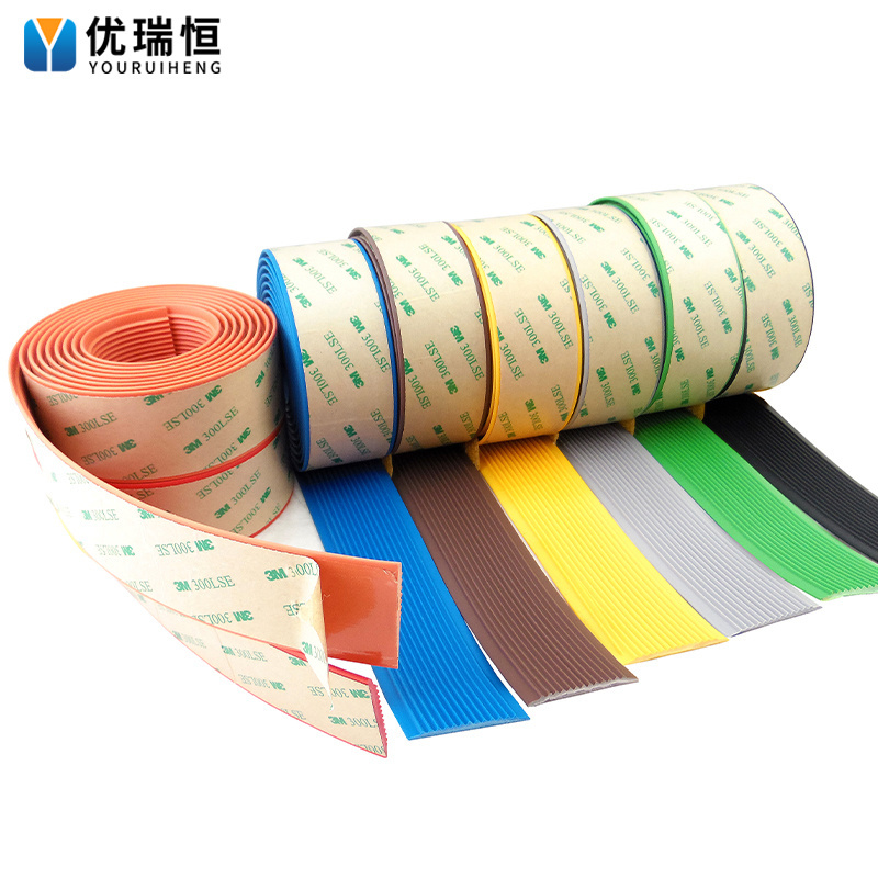 Self adhesive PVC stair step anti slip strip wear resistant waterproof anti slip strip