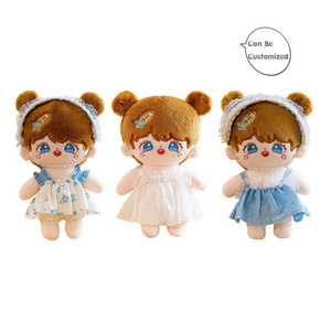 Custom plush toy stuffed animal custom mini 10cm animal body anime character plush kpop doll