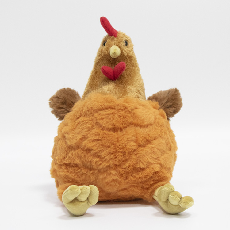 OEM ODM Custom Lifelike Cute Cartoon Chicken Plushies Soft Stuffed Animals Chicken Plush Toys