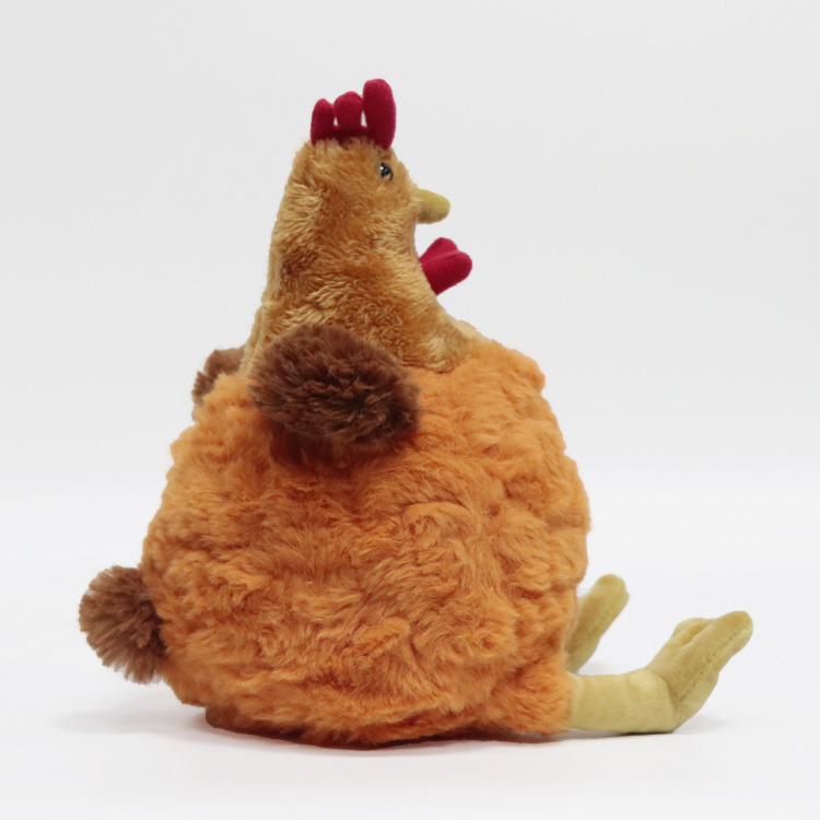 OEM ODM Custom Lifelike Cute Cartoon Chicken Plushies Soft Stuffed Animals Chicken Plush Toys