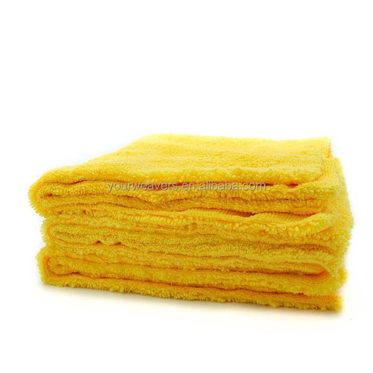 Microfiber Car Towel 40x40cm 400gsm Custom Edgeless Mikrofasertuch Super Absorbent Drying Detail Cleaning Towels for Car Wash