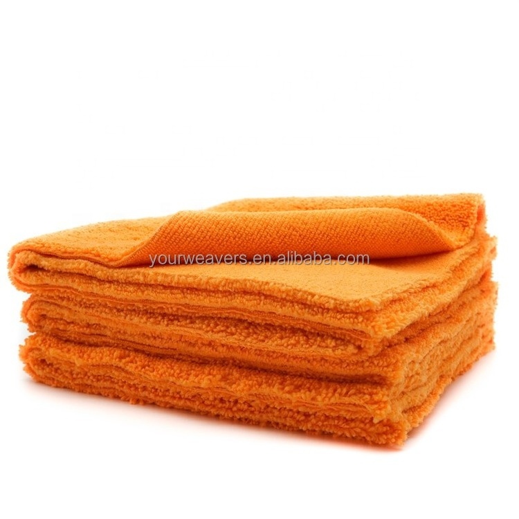 Microfiber Car Towel 40x40cm 400gsm Custom Edgeless Mikrofasertuch Super Absorbent Drying Detail Cleaning Towels for Car Wash