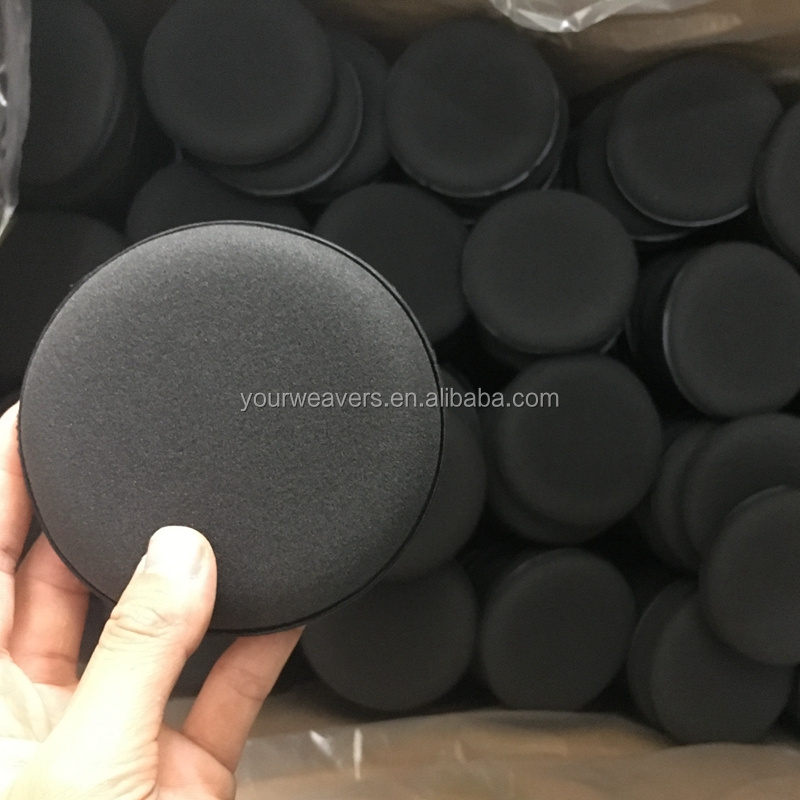 Manufacturer Dense Black Round Car Cleaning Auto Detailing Pads Polish Foam Sponge Wax Applicator