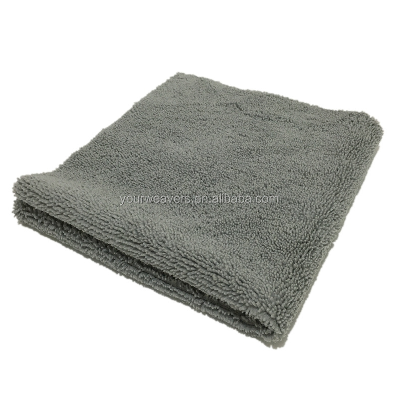 Manufacturer LINT-Free EDGELESS 80/20 Microfibre Car Cleaning Cloths Windows Glass Auto Wax Polishing Detailing Towels