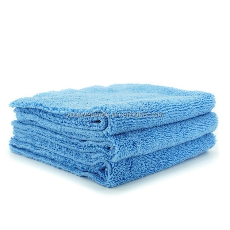 Microfiber Car Towel 40x40cm 400gsm Custom Edgeless Mikrofasertuch Super Absorbent Drying Detail Cleaning Towels for Car Wash