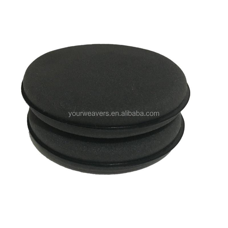 Manufacturer Dense Black Round Car Cleaning Auto Detailing Pads Polish Foam Sponge Wax Applicator